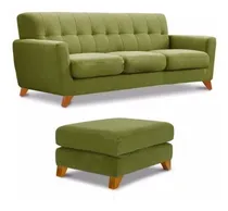 Comprar Combo Sillon 3 Cuerpos 1.80 Chenille Antidesgarro + Butacon