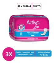 Comprar Toalla Sanitaria Para Incontinencia Activa Sec Por Bulto