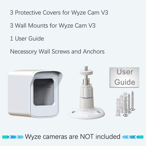 Soporte Para Nueva Wyze Cam V3 Solamente, Cubierta Prot...