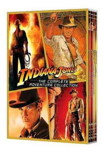 Indiana Jones - Cuadrilogía, 5 Dvds, Zona 1, Original.