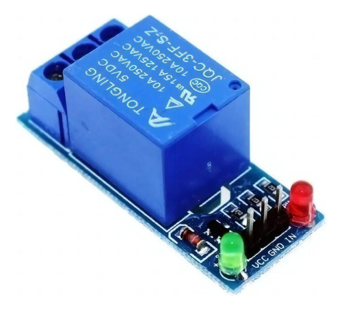 Modulo Rele 1 Canal Led Indicador Para Arduino Pi Pic 5v/10a