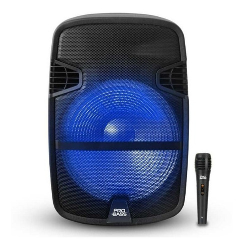 Parlante Pro Bass Street 12 Con Bluetooth Negro 220v