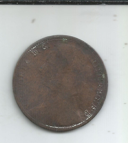 M 499 Gran Bretaña Moneda Un Penny 1879 (Usado)