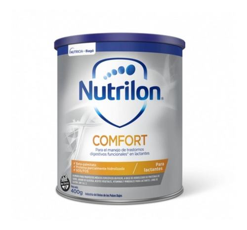 Imagen 1 de 6 de Leche De Fórmula Nutricia Bagó Nutrilon Comfort De 400g