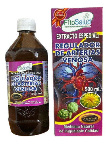 Jarabe Natural Limpiador De Arterias Venosas 500ml 