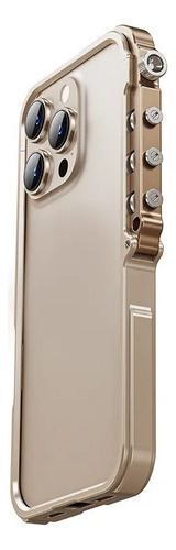 Funda Bumper Armor De Metal Y Aluminio For iPhone 14/15/16