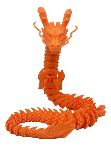 Dragón Articulado Juguete Antiestrés Impreso En 3d