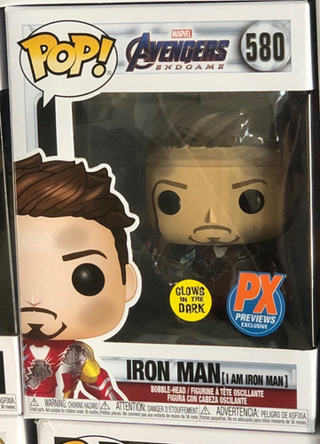 Avengers: Endgame I Am Iron Man Gid Deluxe Pop! Funko 580
