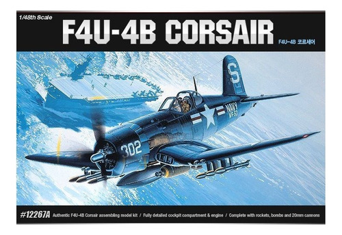 Academy Avion F4u-4b Corsair 1/48 Supertoys 