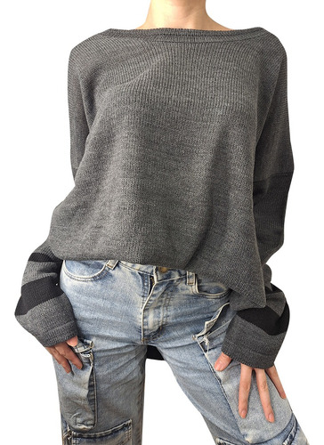 Maxi Sweater Oversize Mujer Tendencia Moda