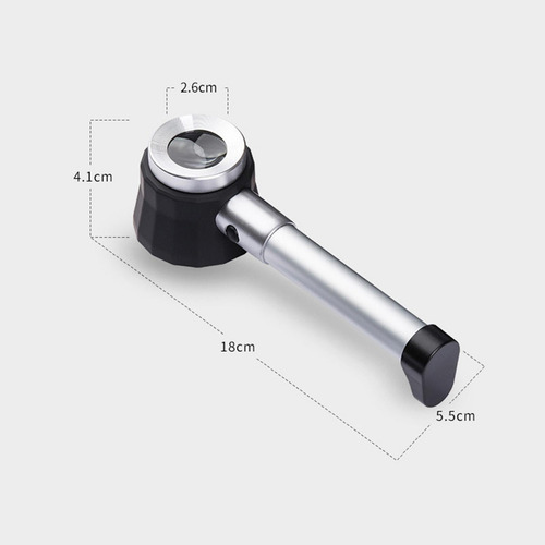 Compatible Lupa De Aumento 45x, Con Iluminación Led,