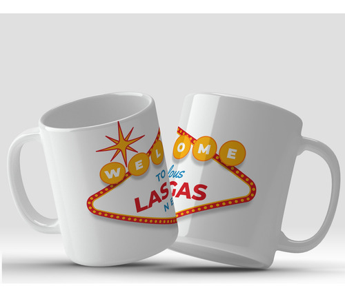 Las Vegas Taza Letrero Recuerdo Souvenir Usa Vacaciones
