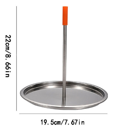 Soporte Para Asar Pollo Asado Q, Acero Inoxidable, 1016