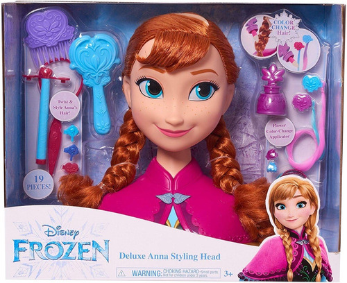 Disney Frozen 2 Peina A Anna Muñeca Accesorios Juguete Niñas