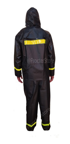 Combo Traje Impermeable 4 Piezas Dama + Protector De Maleta