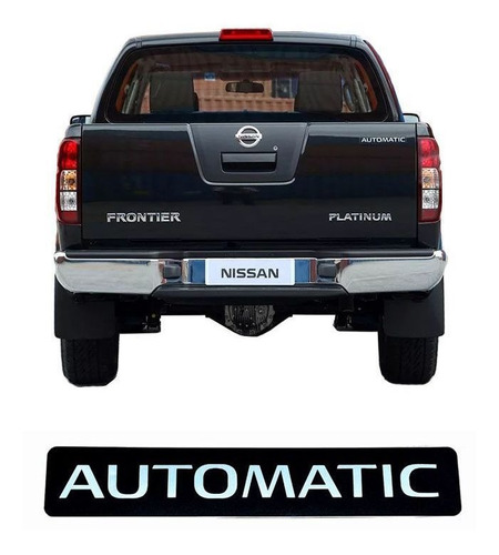 Adesivo Emblema Automatic Nissan Frontier Modelo Original