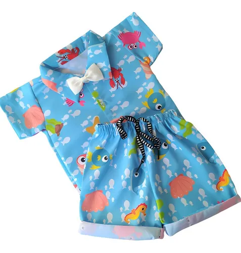 Roupa menino hotsell fundo do mar