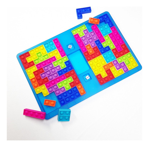 Pop It Rompecabezas Doble Juegos Bloques Tetris Puzzle