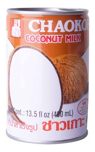 Imagen 1 de 1 de Chaokoh , Leche De Coco, 400ml