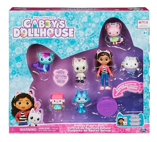 Gabbys Dollhouse Set De Figuras De Lujo