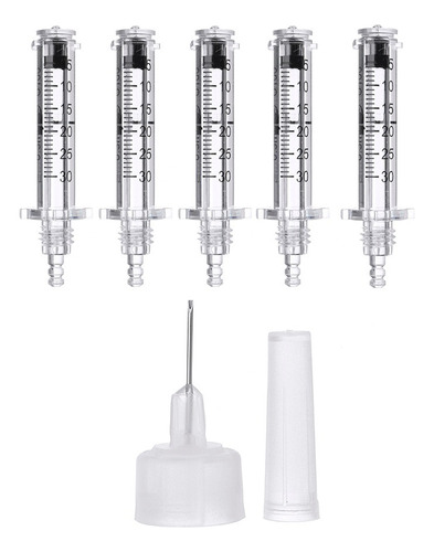 5 Cabezales De Ampolla De 0,3 Ml Y 1 Aguja Para Tomar Medica