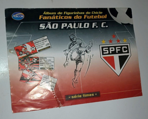 Álbum Figurinhas Do Chicle Fanáticos Do Futebol São Paulo 