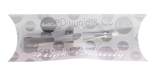 Diswald & Co Perfilador Cejas Pinza Depilar Plateada 1931