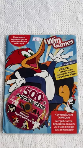 Cd De Jogos Win Games Pica-pau,500 Jogos De Vestir.. (k)