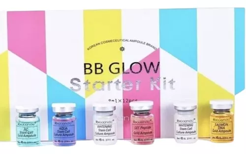 Bb Glow Set De Ampollas Kit Tratamiento Dermapen Booster