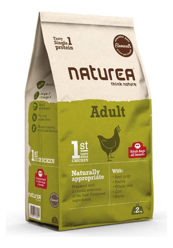 Alimento Naturea Elements Perro Adulto Sabor Pollo 2kg