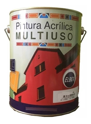 Pintura Multiuso Elbex -pisos, Exterior, Interior- 1lt Plaza