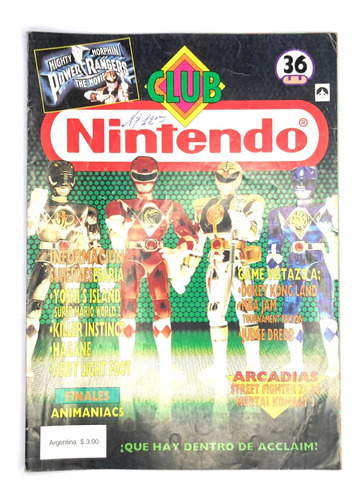 Revista Club Nintendo Número #36 1995