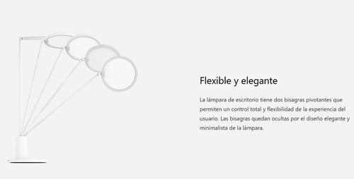 Imagen 2 de 10 de Lámpara De Mesa Xiaomi Serene Eye-friendly Desk Lamp Pro