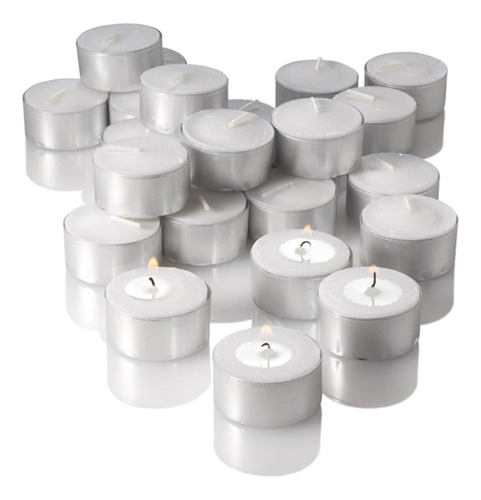 Kit 120 Velas Rechaud Decoração Casamento Lâmparina - 4hrs