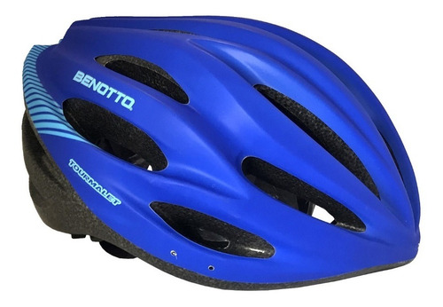 Casco Bicicleta Mtb Benotto Hw-1 Tourmalet Azul Talla L
