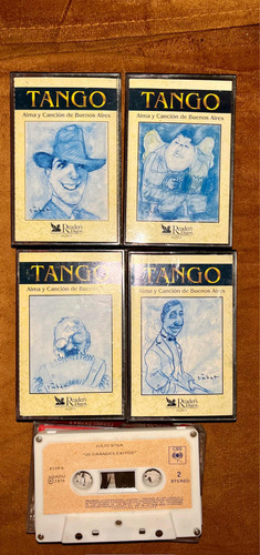 Casette Audio Original Gardel J.sosa Tango Lote De 5 Buenos