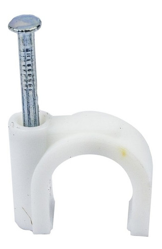Imagem 3 de 6 de Grampo Fixa Fio 8mm Miguelão Com 100 Peças Beltools