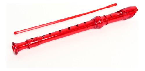 Flauta Dulce Color Roja Parquer Color Rojo