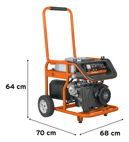 Generador Portátil 4.5 Kw Motor A Gasolina, Truper, 15343
