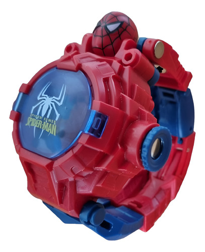 Reloj Spiderman Modelos Proyector, Luminoso Y Giratorio