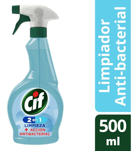 Limpiador Antibacterial Cif  2 En 1 Gatillo 500 Ml