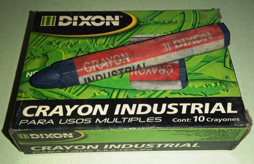 Crayon Industrial Dixon Usos Multiples Azul Con 10pzs