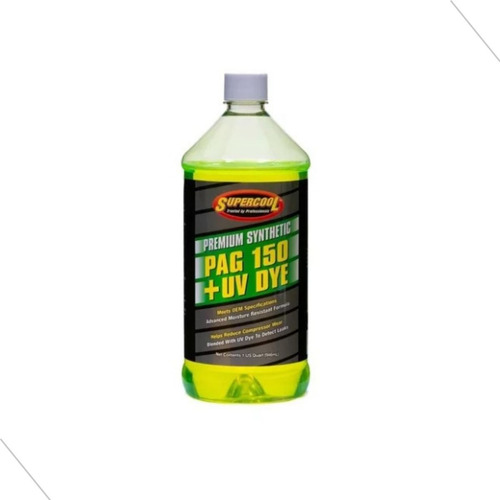 Oleo Compressor Pag 150 Supercool Com Contraste Uv 1 Litro