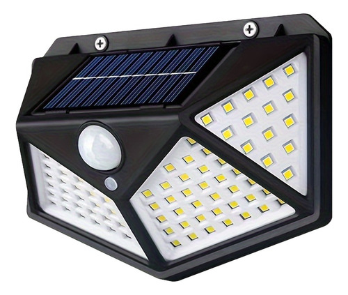Luz Con Sensor Solar, Lámpara De Pared De Inducción Para Cue