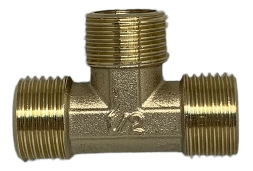 Conector Union Metalico Tipo T Para Tuberias 1/2