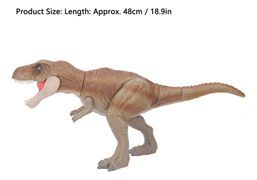 Simulación De Modelo De Dinosaurio Vívida Pintada A Mano Tra