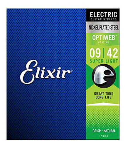 Encordado Elixir Guitarra Electrica Optiweb 09/42