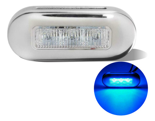 Luces Led Cortesia Acero Inox ( Lanchas, Barcos, Motorhome )