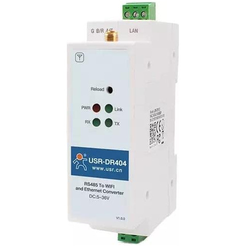 Lubeby Smart Usr-dr404 Carril Din Modbus Gateway Rs485 Wifi