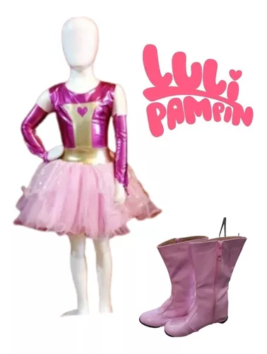 Luli Pampin Disfraz Completo Con Botas